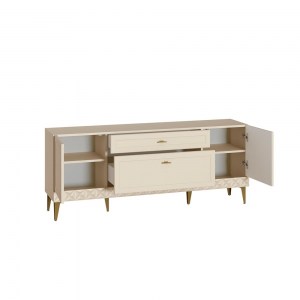 Марион 16.167 Тумба для ТВ (Моби) Слоновая кость